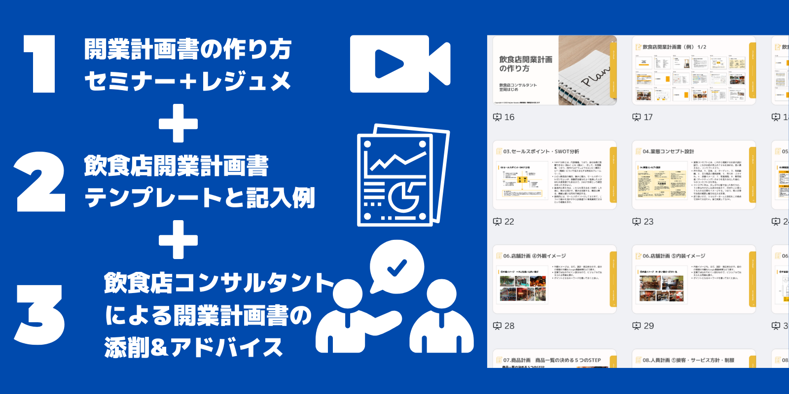 飲食店開業計画書